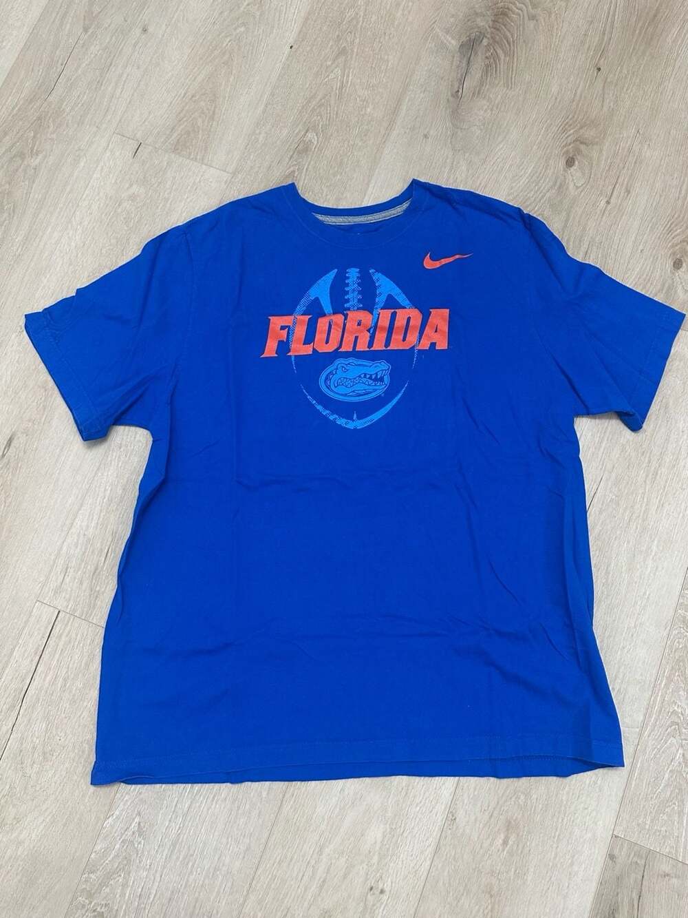 Nike Florida Gators T-Shirt Size XXL Blue Regular Fit Cotton